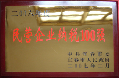 2006年民营企业纳税100强